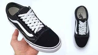 HOW TO DIAMOND LACE YOUR VANS OLD SKOOLS FOR LONG LACES [upl. by Aggappe]