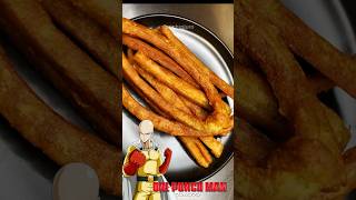 Saitama’s Long French Fries🍟from One Punch Man onepunchman saitama frenchfries anime shorts [upl. by Aevin]