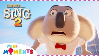 Buster Moons Escape Plan 🧳 🏃‍➡️  Sing 2  Extended Preview  Movie Moments  Mini Moments [upl. by Jet]