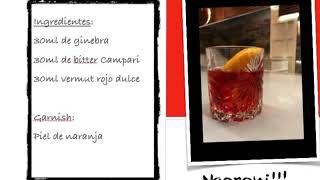 NEGRONI 🥃 cómo preparar este aperitivo tan conocido [upl. by Lamaj]