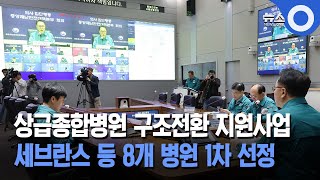 상급종합병원 구조전환 지원사업 세브란스 등 8개 병원 1차 선정 [upl. by Qirat]