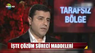 Selahattin Demirtaş Çözüm Süreci Maddelerini Açıkladı [upl. by Neelram]