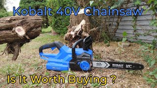 The Kobalt 40V 14quot Chainsaw [upl. by Siusan]