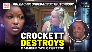 quotBleach Blonde Bad Built Butch Body Jasmine Crockett ROASTS MTG  Roland Martin [upl. by Lede]