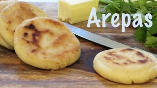 Arepas Venezolanas  The Frugal Chef [upl. by Aicinat]