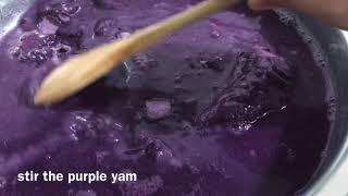 How to cook Ube Halaya using purple yam powder in easy way [upl. by Eittak]