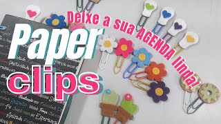 Aprenda a fazer clips personalizados PARA DECORAR A AGENDA [upl. by Ardnasal]