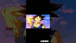 you can make any character your bestfriend DBS db anime goku dbsbroly bardock shorts [upl. by Sibie]