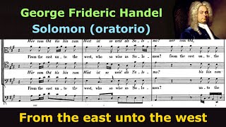 Handel choruses  From the east unto the west Monteverdi Choir [upl. by Siobhan535]