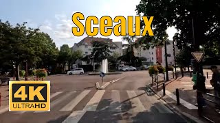 Sceaux 4k  Driving French region [upl. by Nylareg]