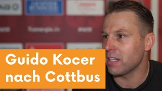 Greifswalder FC  Guido Kocer nach der Niederlage gegen Energie Cottbus [upl. by Crelin]