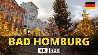 🎄 The BAD HOMBURG CHRISTMAS MARKET Walking Tour in Germany 4K 60 fps UHD 😍 [upl. by Seitz32]