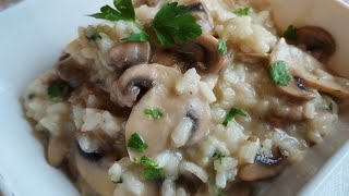 Risotto aux champignons facile [upl. by Okiron]