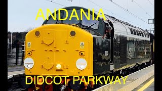 ANDANIA D213 DEPARTING DIDCOT PARKWAY [upl. by Darra]