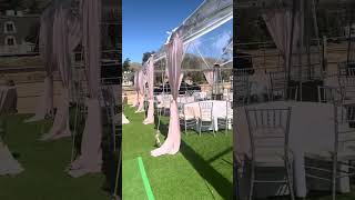 Clear tent 40 x 80 ft [upl. by Noslen]