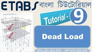 9 How to Define Calculate amp Assign Dead Loads in ETABS  BNBC 2020  Civil Engineering Tips [upl. by Adelaide526]