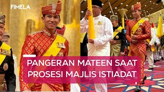 6 Tampilan Gagah Pangeran Mateen saat Prosesi Majlis Istiadat Berbedak Jelang Akad Nikah [upl. by Retniw]