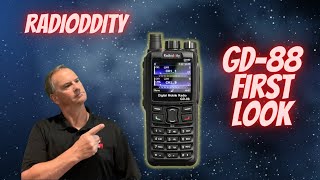 First Impressions of the Radioddity GD88 7 Watt DMR Digital  Analog Handheld Transceiver [upl. by Morril]