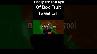 Finally I Killed The Lat NPC Of The Blox Fruit [upl. by Dalia712]