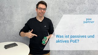 Passives und aktives PoE  kurz erklärt deutsch  poepartner [upl. by Dilks]