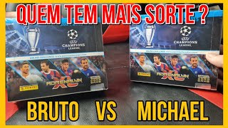 ABRINDO 2 CAIXAS DE CARDS CHAMPIONS LEAGUE ORIGINAIS PRA VER QUEM TEM MAIS SORTE [upl. by Theodor]