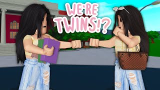 I FOUND MY LONG LOST TWIN in BROOKHAVEN Roblox [upl. by Ikkela433]