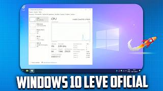 Windows 10 LEVE com ISO Oficial MICROSOFT Boot e instalação [upl. by Erimahs]