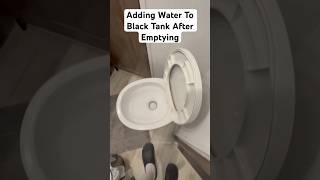 How I Add Water To Your RV Black Tank After Emptying When Hooked Up To City Water [upl. by Nicky]