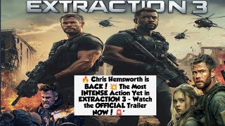 EXTRACTION 3 Official Trailer Review EXTRACTION 3 Trailer  Netflix Action Thriller [upl. by Nayd]