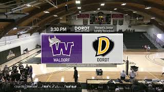 Dordt vs Waldorf JV Volleyball October 26 2024 [upl. by Enyrhtac]