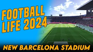 Football Life 2024  FC Barcelona New Stadium Olimpic Lluis CompanysMontjuic [upl. by Neiluj631]