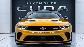 The All New 2025 PLYMOUTH CUDA Officially Revealedquot First Look [upl. by Yelehsa]