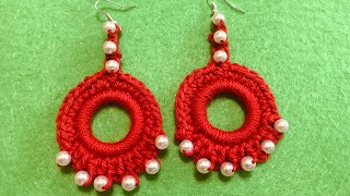 ARETES O PENDIENTES A CROCHET [upl. by Ardnola]