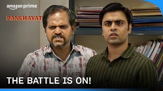 Sachiv Ji vs Bhushan The Ultimate Battle  Panchayat  Prime Video India [upl. by Sisile]