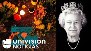 Muerte de la reina Isabel II británicos lamentan el fallecimiento de la monarca más longeva [upl. by Rasia736]