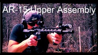 How To Build An AR15 Upper With A Free Float Troy Alpha Rail In HD [upl. by Laws897]