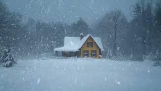 Heavy Blizzard amp Blasting Wind Sounds for Deep Sleep  Howling Wind amp Blowing Snow  Sounds to Sleep [upl. by Abdulla]