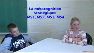 Métacognition stratégique [upl. by Finley]