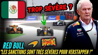 SCANDALE CHEZ RED BUL  LA PÉNALITÉ DE VERSTAPPEN SERAIT TROP SÉVÈRE [upl. by Francie]