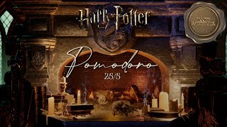 Harry Potter Fireplace Slytherin Common Room ✧˖°Pomodoro 255 🐍 2 Hours [upl. by Cello]