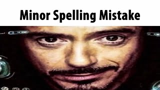 Minor Spelling Mistake [upl. by Norraa]