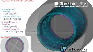 遠心分離機 Centrifuge Particleworks [upl. by Trebron993]