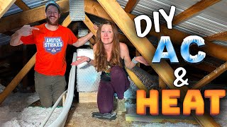 Replace Your Old HVAC System With THIS DIY Heat Pump Install [upl. by Jehoash317]