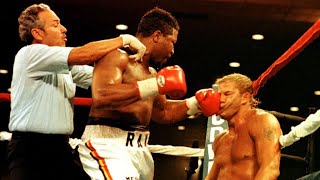 Ray Mercer vs Tommy Morrison  The most brutal knockout in boxing history HD Highlights Motivation [upl. by Adnohsar]