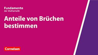 Anteile von Brüchen bestimmen  Fundamente der Mathematik  Erklärvideo [upl. by Drahcir42]