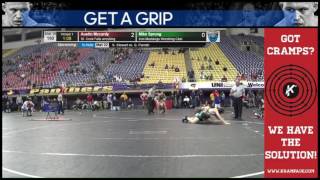 3362 Cadet 160 Mat 16 Austin Mccurdy St Croix Falls wrestling vs Mike Sprung Iron Mustangs Wrestlin [upl. by Lerrehs]