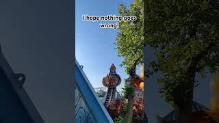 Rotating pirate ship in Blackpool Pleasure Beach aka the vomit rocket 🤢🤢🤮 [upl. by Kopaz532]