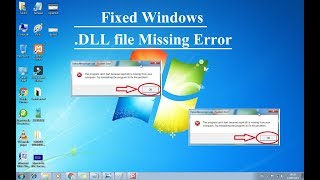 How to Fix All DLL Missing File Error in Windows PC  Windows 7XPVistaService Pack 12 [upl. by Remlap]