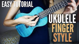 How To Play Fingerstyle on Ukulele  EASY Fingerpicking Tutorial PIMA [upl. by Ssyla]