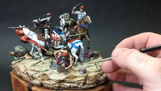 Battle Of Anghiari 1440  135 model build [upl. by Hirsh688]